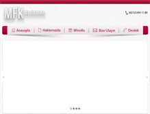 Tablet Screenshot of mfkbilgisayar.com